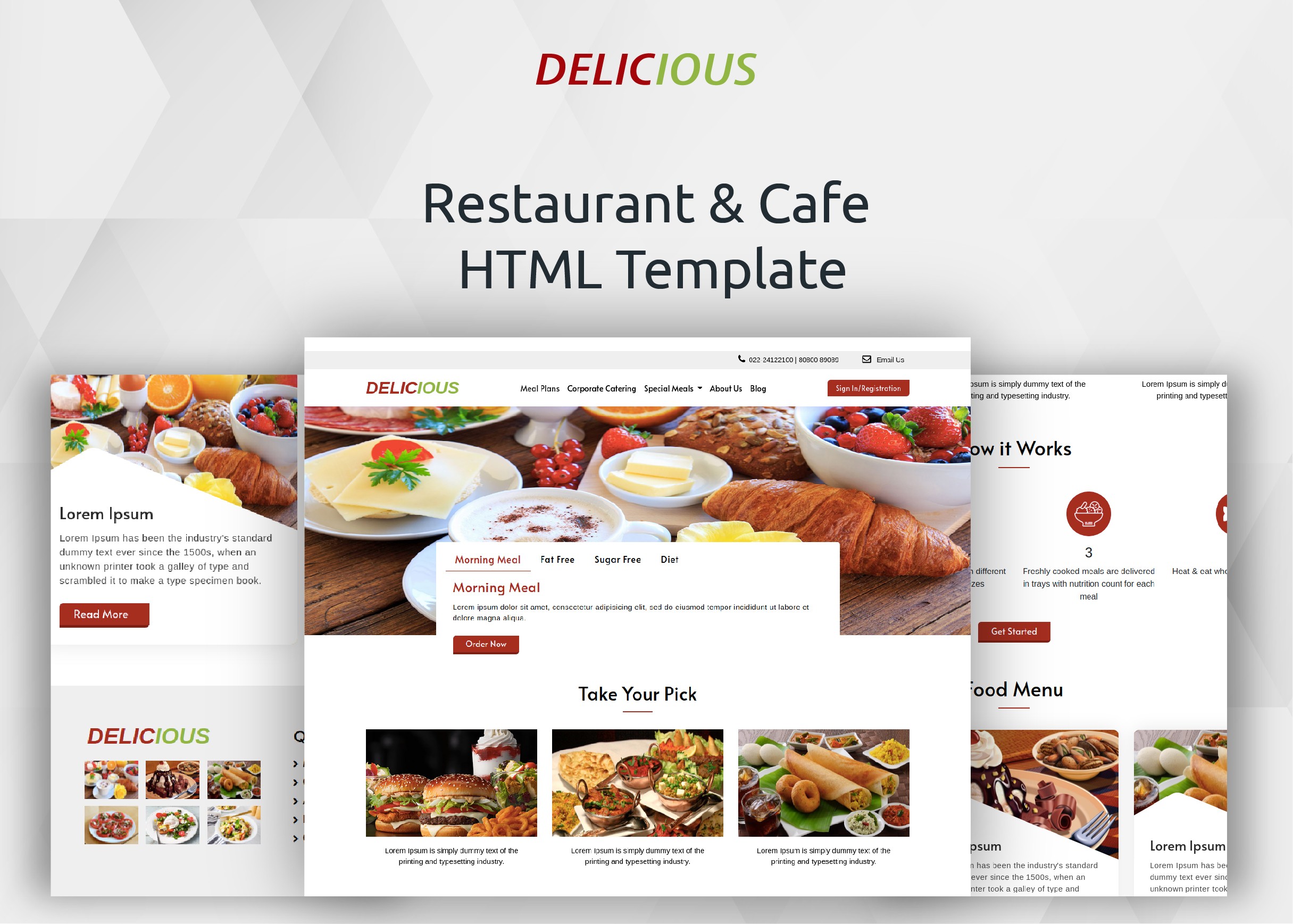 FoodVine - Restaurant & Food Suggested HTML Template